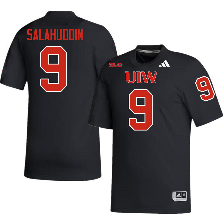 Incarnate Word Cardinals #9 Talib Salahuddin College Football Jerseys,Uniforms-Black